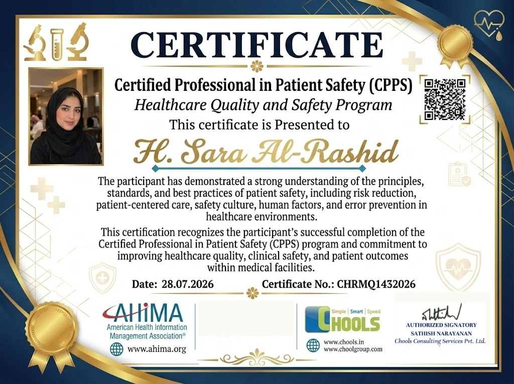 Healthcare and Pharma Program Certificate